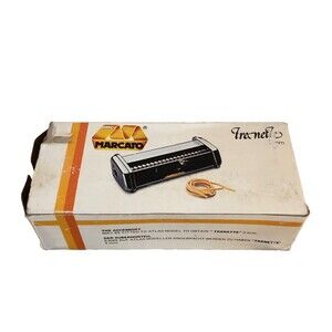 Marcato Atlas 150 Italian Pasta Maker Spaghetti Attachment Trenette 3MM Cutter